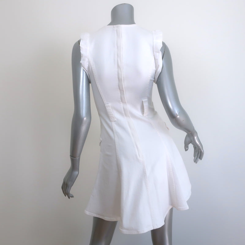 proenza schouler denim dress Proenza Schouler Drawstring Denim Jean Dress Size S