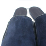 Jenni Kayne Pointed Toe Mules Navy Suede Size 40