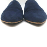 Jenni Kayne Pointed Toe Mules Navy Suede Size 40