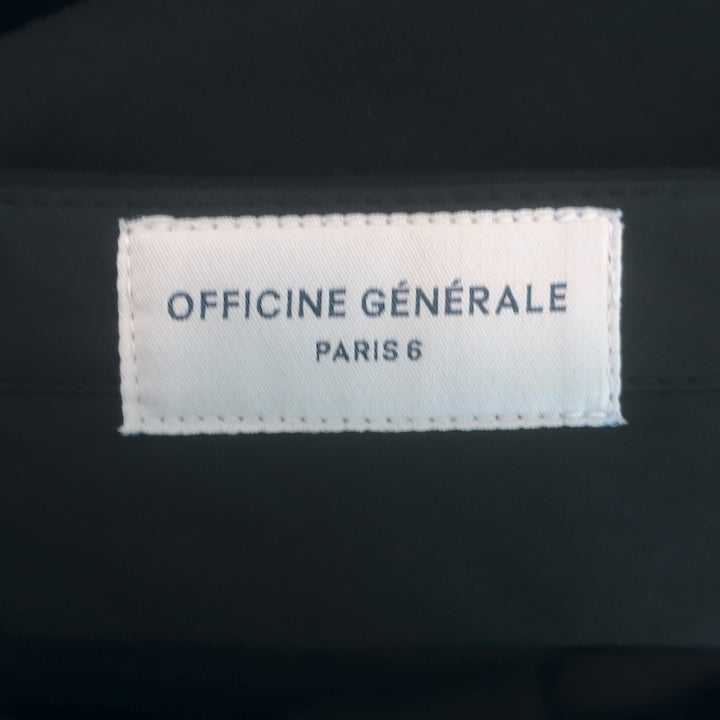 Officine Generale Roxane straight-leg wool trousers in black, authentic pre-owned, gently worn size 40