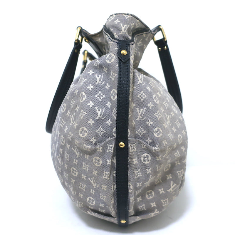 Louis Vuitton Mini Lin Idylle Fantaisie Hobo Blue Monogram Large Shoulder Bag
