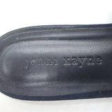 Jenni Kayne Pointed Toe Mules Navy Suede Size 40