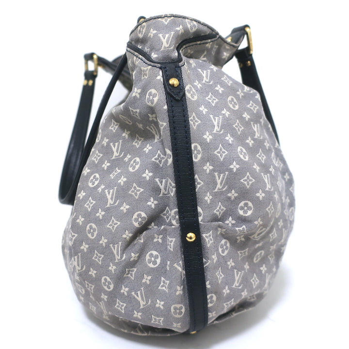 Louis Vuitton Mini Lin Idylle Fantaisie Hobo Blue Monogram Large Shoulder Bag