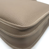 Hermes Evelyne III 29 PM Bag Etoupe Taurillon Clemence Leather Gold Hardware NEW