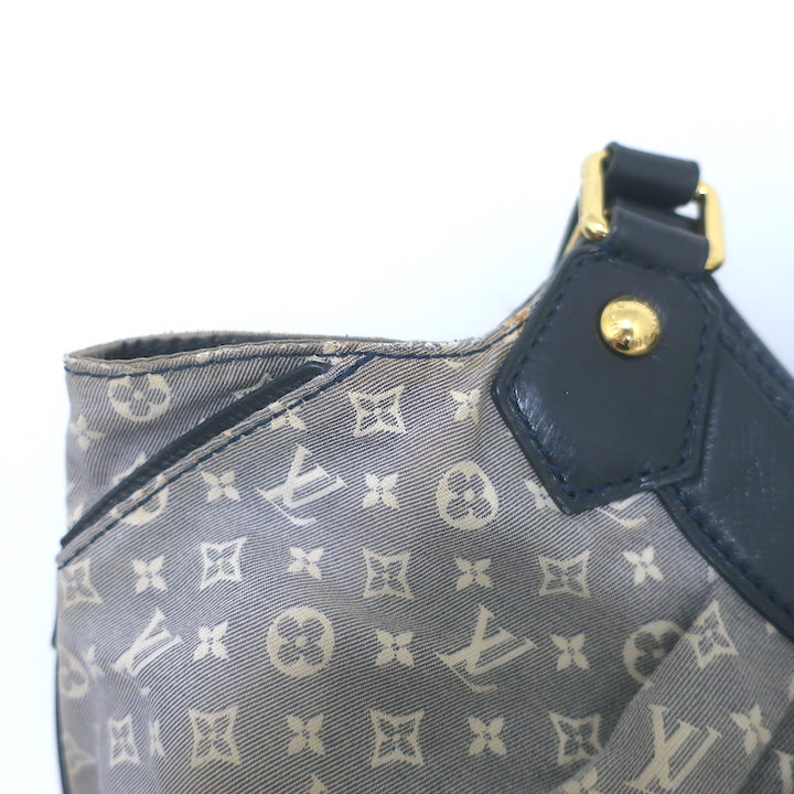 Louis Vuitton Mini Lin Idylle Fantaisie Hobo Blue Monogram Large Shoulder Bag