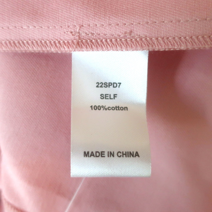 Hunter Bell Button-Up Midi Dress Sloan Pale Blush Cotton Size 8 NEW