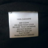 White + Warren cashmere wide-leg pants in black, authentic and gently pre-owned with luxe soft finish, size M