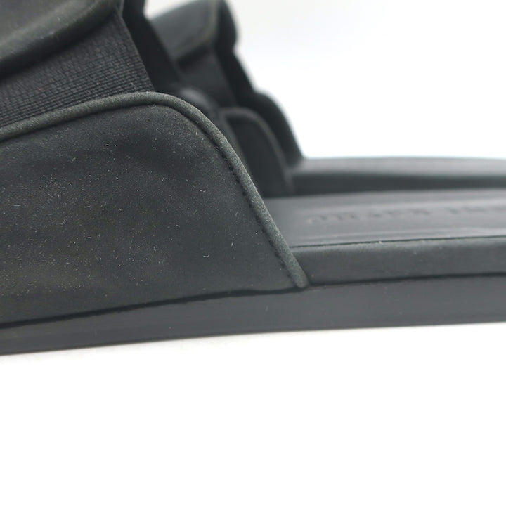Jenni Kayne Pointed Toe Mules Black Nubuck Leather Size 40
