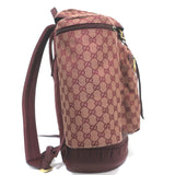 Gucci Alpina Trekking Backpack Burgundy GG Monogram Canvas