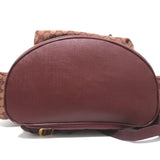 Gucci Alpina Trekking Backpack Burgundy GG Monogram Canvas