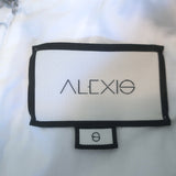 Alexis Olya Striped Embroidered Mini Dress Blue/White Size Small