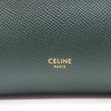 Celine Nano Belt Bag Forest Green Grained Calfskin Leather Crossbody NEW