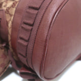 Gucci Alpina Trekking Backpack Burgundy GG Monogram Canvas