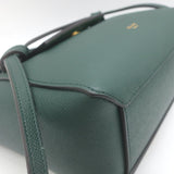 Celine Nano Belt Bag Forest Green Grained Calfskin Leather Crossbody NEW