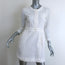 See by Chloe Eyelet-Embroidered Mini Dress White Cotton Size US 4