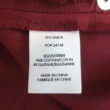 Derek Lam 10 Crosby Sleeveless Utility Mini Dress Burgundy Stretch Cotton Size 6