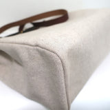 Hermes Herbag 40 GM 2-in-1 Tote Toile & Brown Leather Extra Large Shoulder Bag