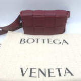 Bottega Veneta Cassette Belt Bag Bordeaux Maxi Intrecciato Leather