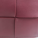 Bottega Veneta Cassette Belt Bag Bordeaux Maxi Intrecciato Leather