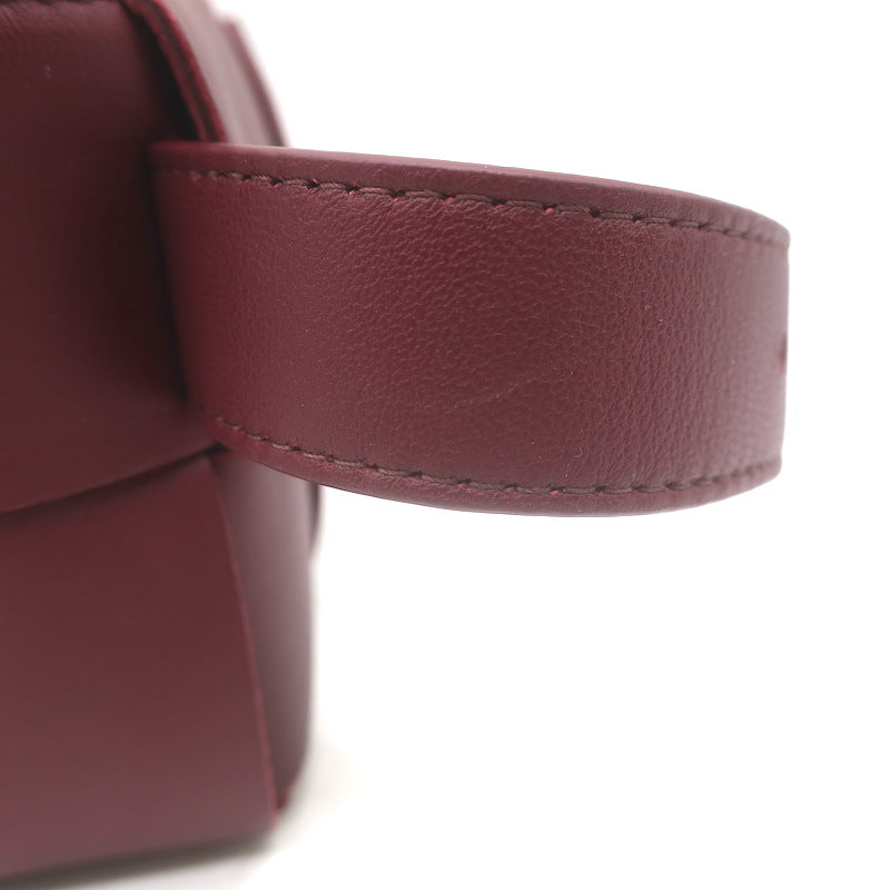 Bottega Veneta Cassette Belt Bag Bordeaux Maxi Intrecciato Leather