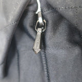 Vintage Chanel Identification 00T Quilted Nylon Zip-Up Jacket Black Size 40