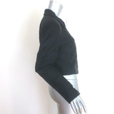 Vintage Chanel Identification 00T Quilted Nylon Zip-Up Jacket Black Size 40