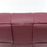 Bottega Veneta Cassette Belt Bag Bordeaux Maxi Intrecciato Leather
