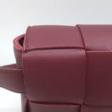Bottega Veneta Cassette Belt Bag Bordeaux Maxi Intrecciato Leather