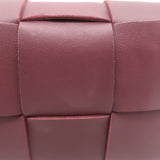 Bottega Veneta Cassette Belt Bag Bordeaux Maxi Intrecciato Leather
