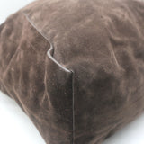 Lanvin Miss Sartorial Tote Dark Brown Suede Large Shoulder Bag