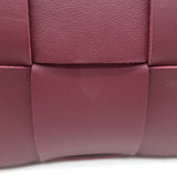 Bottega Veneta Cassette Belt Bag Bordeaux Maxi Intrecciato Leather