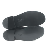 Chanel Cap Toe CC Short Riding Boots Dark Brown Leather Size 40 C NEW