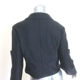 Vintage Chanel Identification 00T Quilted Nylon Zip-Up Jacket Black Size 40