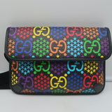 Gucci Psychedelic GG Coated Canvas Belt Bag Black/Multi Small Crossbody