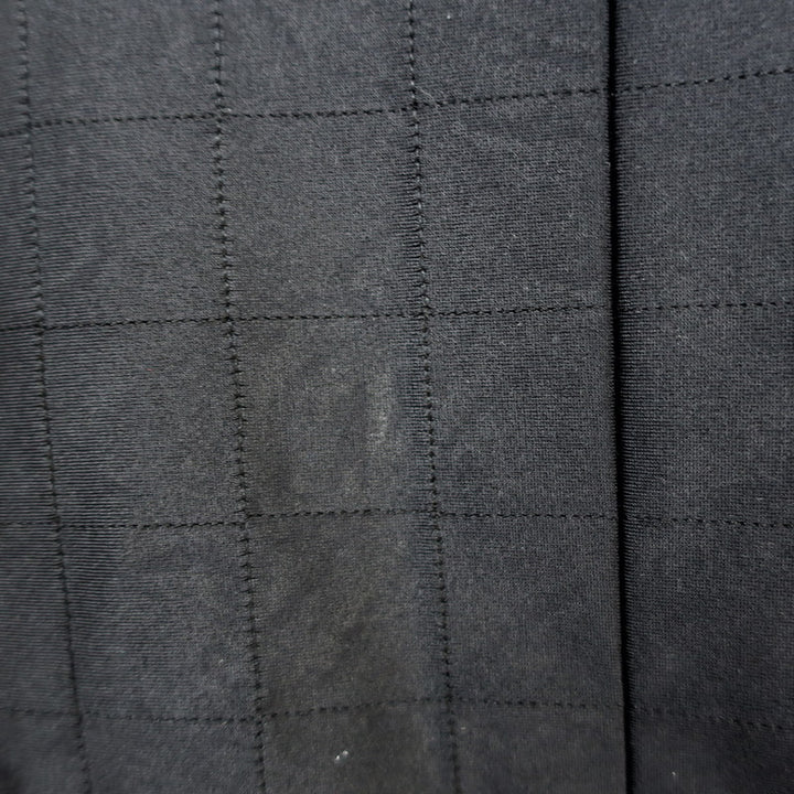 Vintage Chanel Identification 00T Quilted Nylon Zip-Up Jacket Black Size 40