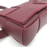 Bottega Veneta Cassette Belt Bag Bordeaux Maxi Intrecciato Leather