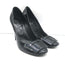 Roger Vivier Belle De Nuit Buckle Pumps Black Patent Leather Size 39