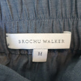 Brochu Walker Havana Top & Tiered Midi Skirt Set Washed Chambray Size Medium