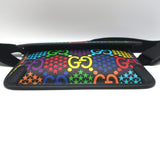Gucci Psychedelic GG Coated Canvas Belt Bag Black/Multi Small Crossbody