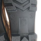 Burberry Haymarket Check Rain Boots Beige Rubber Size 38