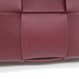 Bottega Veneta Cassette Belt Bag Bordeaux Maxi Intrecciato Leather