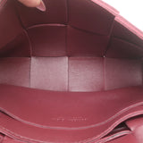 Bottega Veneta Cassette Belt Bag Bordeaux Maxi Intrecciato Leather