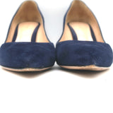 Gianvito Rossi Gianvito 85 Pumps Navy Suede Size 39 Pointed Toe Heels