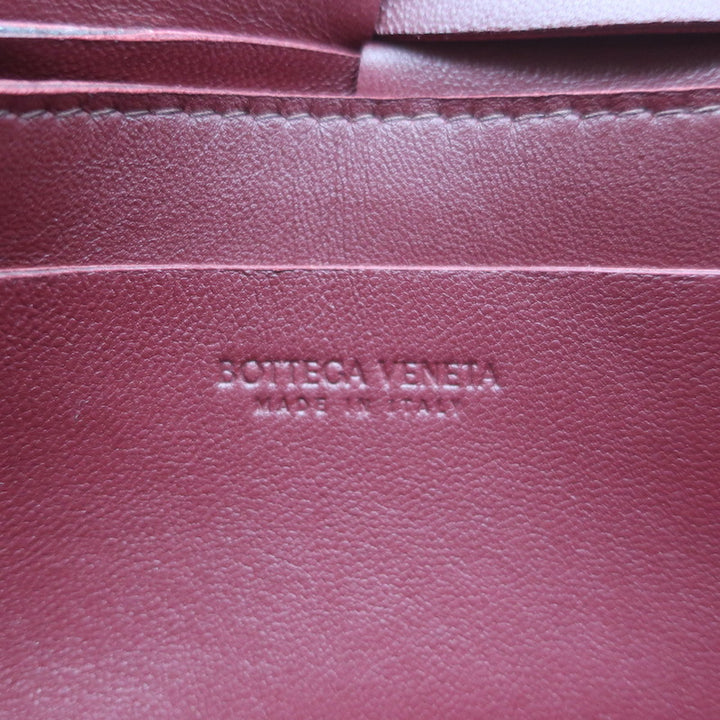 Bottega Veneta Cassette Belt Bag Bordeaux Maxi Intrecciato Leather