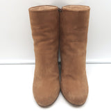 Maison Martin Margiela Lucite-Wedge Ankle Boots Camel Suede Size 37.5