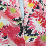 Stella McCartney Blouse Reese Pink Watercolor Floral Print Silk Size 40