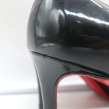 Christian Louboutin Simple 85 Pumps Black Patent Leather Size 38.5