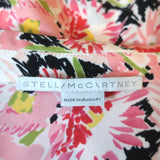 Stella McCartney Blouse Reese Pink Watercolor Floral Print Silk Size 40