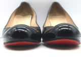 Christian Louboutin Simple 85 Pumps Black Patent Leather Size 38.5
