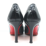 Christian Louboutin Simple 85 Pumps Black Patent Leather Size 38.5